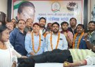 सोनिया गांधी का जन्म दिवस सद्भावना दिवस के रूप में मनाया गया, कार्यकर्ताओं ने किया रक्तदान।