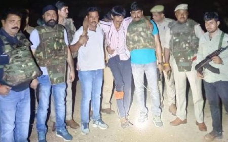 गर्लफ्रेंड के पड़ोसी की गाड़ी चुराने वाला मुठभेड़ में अरेस्टः झांसी में दोस्त के पैर में लगी गोली; साली की शादी में की थी रेकी